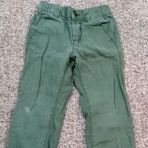 Boys 4T green khakis